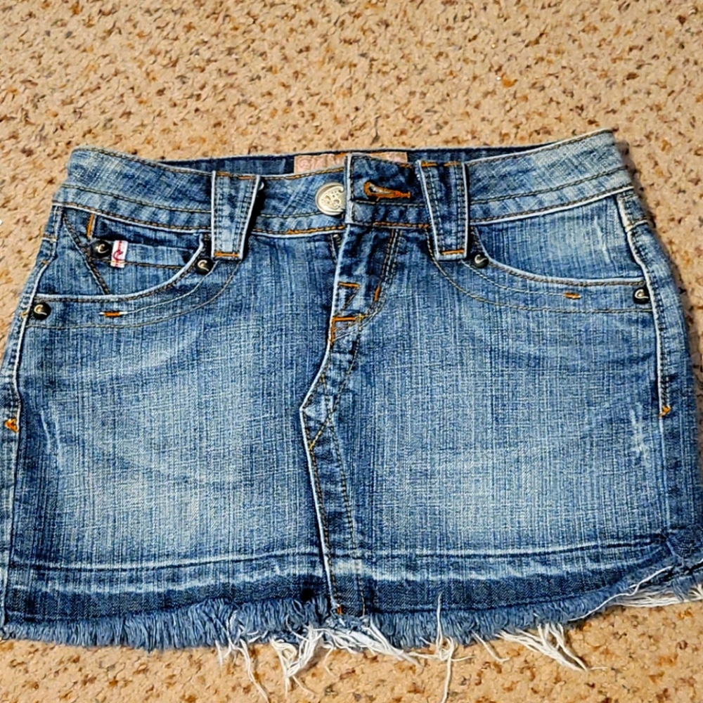 Candies denim skirt